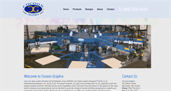 Desktop Screenshot of cocoongraphix.com