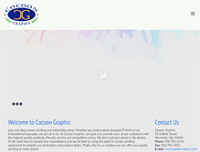 Tablet Screenshot of cocoongraphix.com